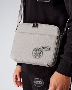 Accesorii Mercier OG Badge Messenger Bag Exclusive Barbati Gri | IG67-907