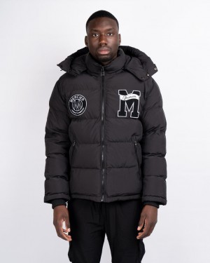 Geci Mercier Academy Puffer Jacket Barbati Negrii | FW49-491
