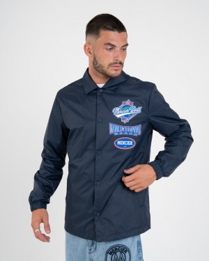 Geci Mercier World Jacket Barbati Bleumarin | RW27-769