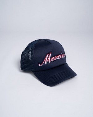Headwear Mercier Signature Foam Trucker Barbati Bleumarin | DX76-883