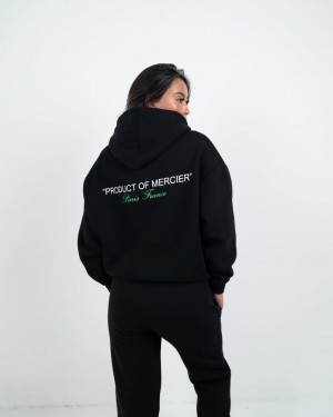 Hanorace Mercier Relaxed Fit Dama Negrii Verzi | PB35-990