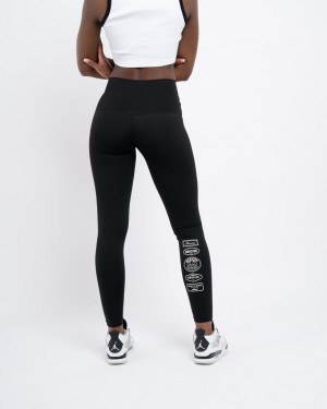 Joggeri Mercier 2.0 Leggings Dama Negrii | JS58-577