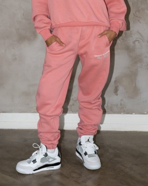 Joggeri Mercier Relaxed Fit Dama Roz | LQ55-407