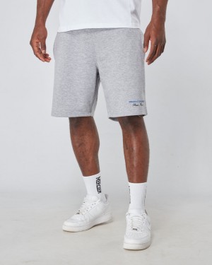 Pantaloni Scurti Mercier Loop Back Barbati Gri | DW02-435