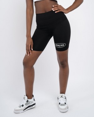 Pantaloni Scurti Mercier Maison Cycling Dama Negrii | IB79-078