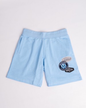 Pantaloni Scurti Mercier OG Badge Barbati Albastri | SZ07-076