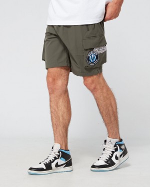 Pantaloni Scurti Mercier OG Badge Cargo Barbati Kaki | GU20-825