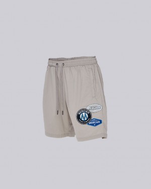 Short De Baie Mercier OG Badge Barbati Gri | VY66-465