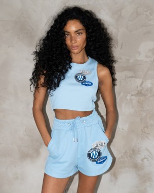 Topuri Mercier OG Badge Vest Dama Albastri | RM93-351