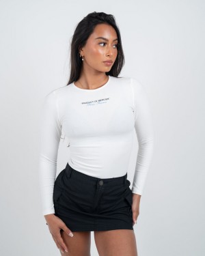 Topuri Mercier Product Of Bodysuit Dama Albi Albastri | RE25-158