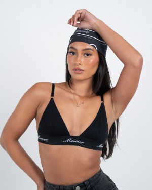 Topuri Mercier Triangle Bra Dama Negrii | UQ38-115