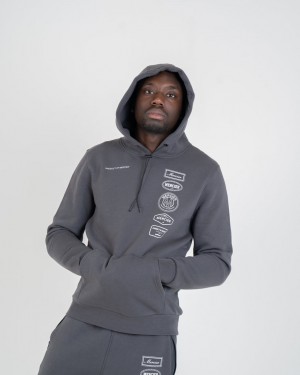 Treninguri Mercier 2.0 Hoodie Barbati Gri Albi | LG51-197