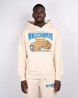 Treninguri Mercier Champions Ring Hoodie Barbati Albi | HQ56-754