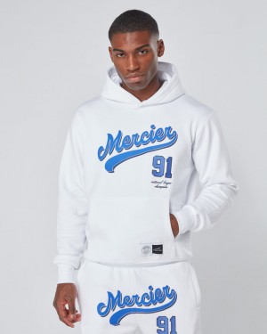 Treninguri Mercier Emerson Hoodie Barbati Albi | AX64-029