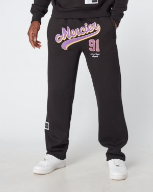 Treninguri Mercier Emerson Joggeri Barbati Negrii Violet | BD54-669