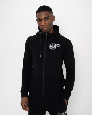 Treninguri Mercier M-tec Zip Top Barbati Negrii | RG49-237