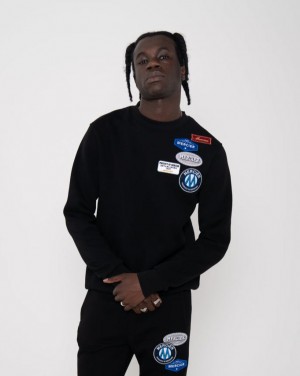 Treninguri Mercier OG Badge Crewneck Barbati Negrii | IN73-716