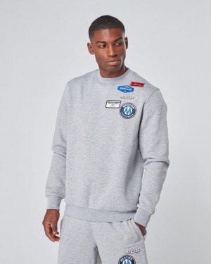 Treninguri Mercier OG Badge Crewneck Barbati Gri | EE00-714