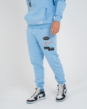 Treninguri Mercier Teams Badge Bottoms Barbati Albastri | YE40-293