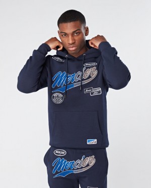 Treninguri Mercier Teams Hoodie Barbati Bleumarin | KN08-384