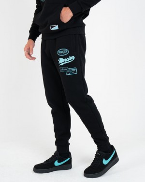 Treninguri Mercier Tiffany Teams Badge Bottoms Barbati Negrii | LU12-290