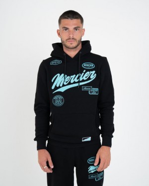Treninguri Mercier Tiffany Teams Badge Hoodie Barbati Negrii | TN80-608