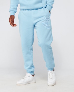 Treninguri Mercier Tonal Badge Joggeri Barbati Albastri | RO93-639