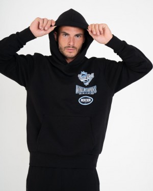 Treninguri Mercier World Hoodie Barbati Negrii Albastri | LM61-276