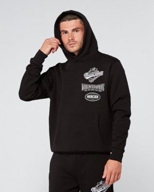 Treninguri Mercier World Hoodie Barbati Negrii | TM51-613