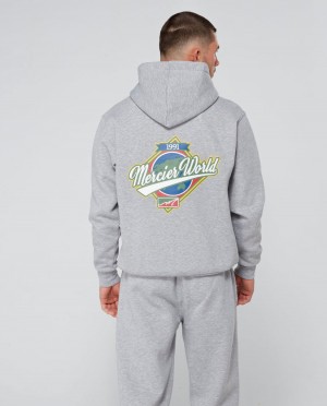 Treninguri Mercier World Hoodie Barbati Gri | CO50-948