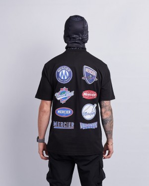 Tricouri Mercier The Series Barbati Negrii | NR26-604