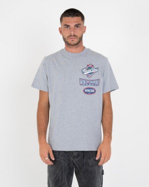 Tricouri Mercier World Barbati Gri | MT22-895