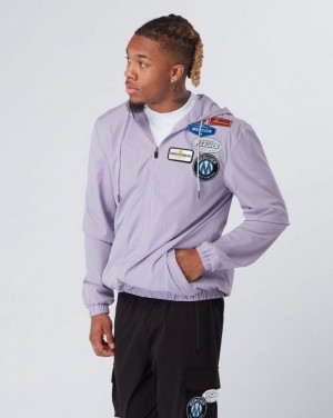 Windbreaker Mercier OG Badge Barbati Violet | FH09-569
